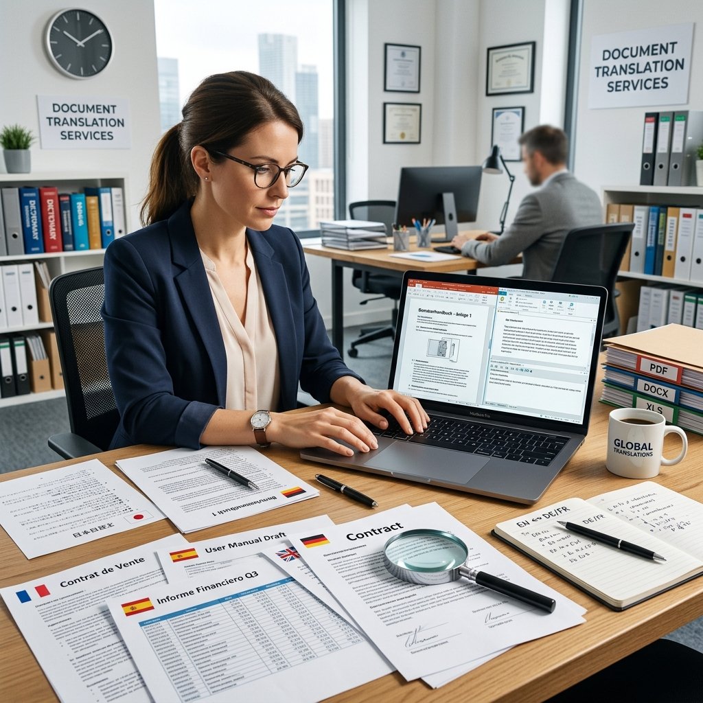 Formatting and layout preservation in document translation